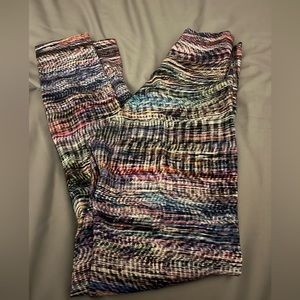 Lululemon align leggings. Size 4. 25”. Multi color. Like new.